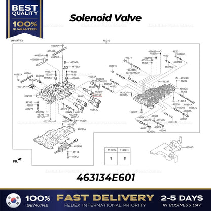 Genuine Solenoid Valve 463134E601 for Hyundai Genesis Kia K900