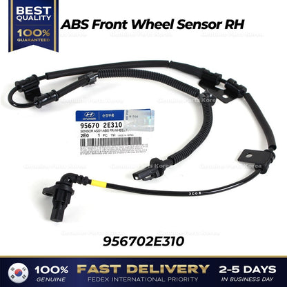 Genuine ABS Front Wheel Sensor RH 956702E310 for Hyundai Tucson