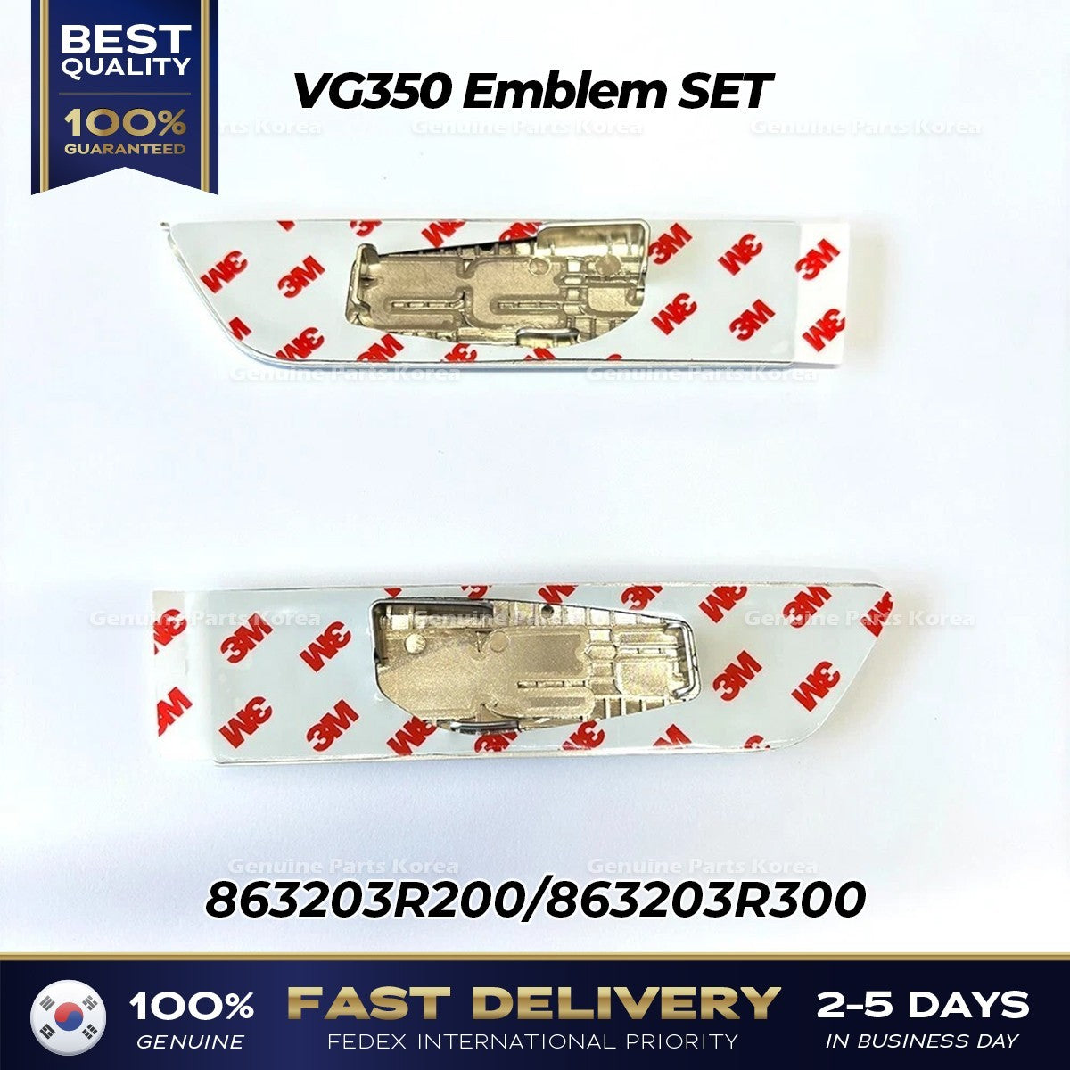 Genuine VG350 Emblem SET 863203R200 863203R300 for Kia Cadenza