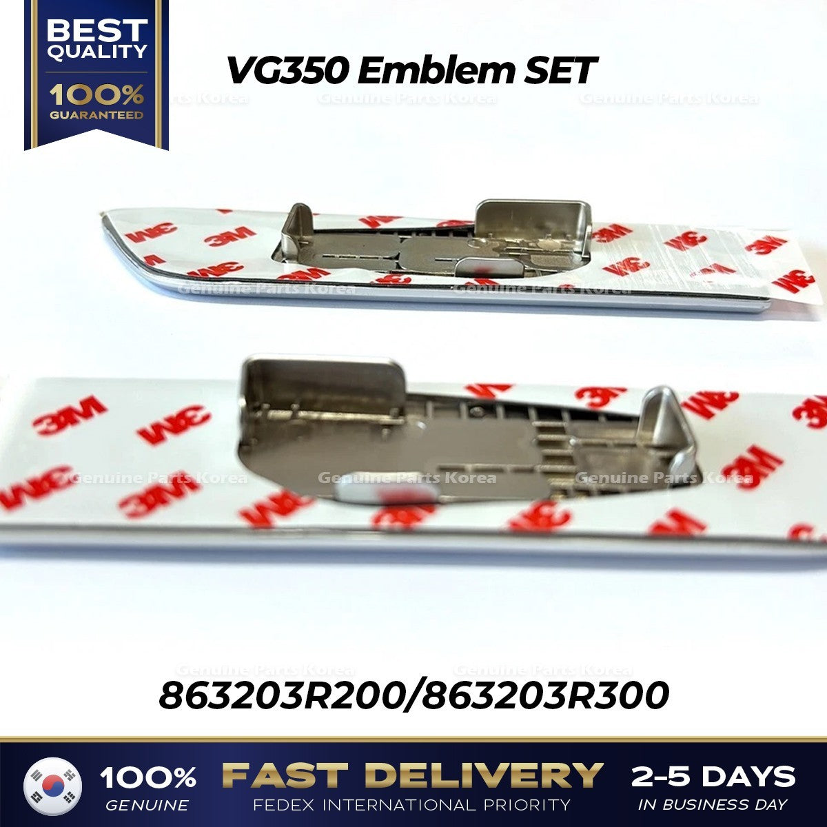 Genuine VG350 Emblem SET 863203R200 863203R300 for Kia Cadenza