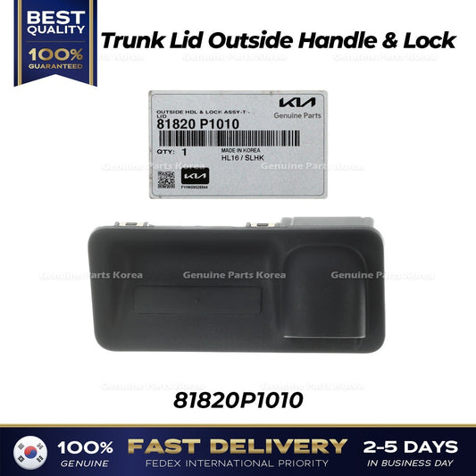 Genuine Trunk Lid Outside Handle & Lock 81820P1010 for Kia Sportage