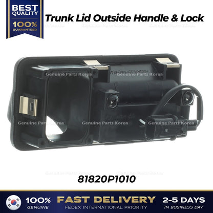 Genuine Trunk Lid Outside Handle & Lock 81820P1010 for Kia Sportage