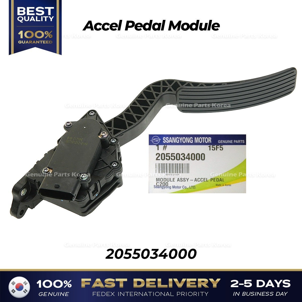 Genuine Accel Pedal Module 2055034000 for Ssangyong Korando C