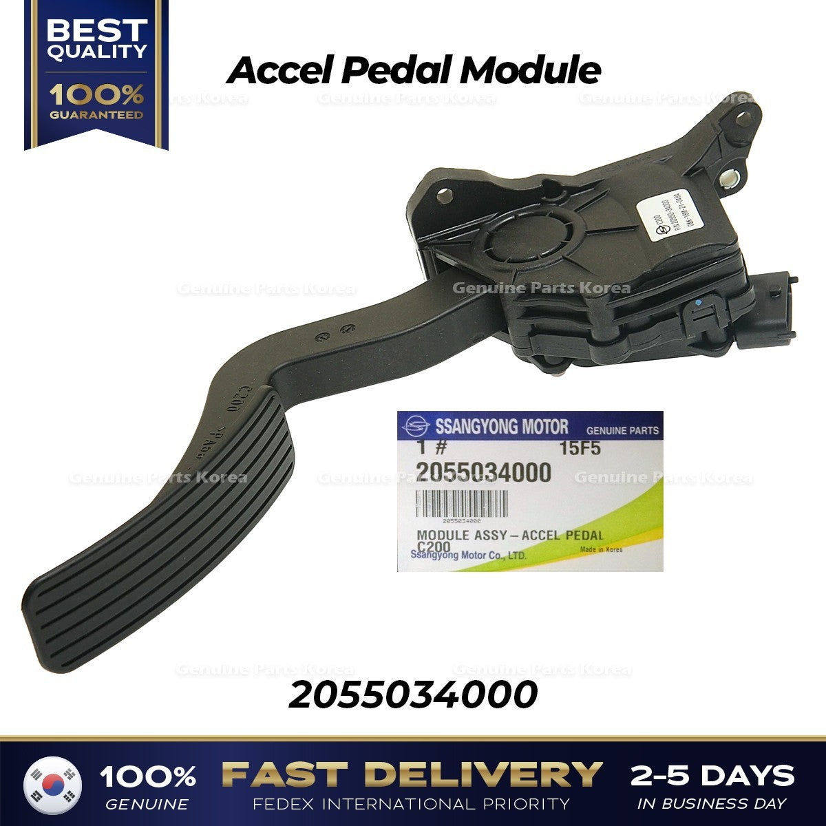 Genuine Accel Pedal Module 2055034000 for Ssangyong Korando C