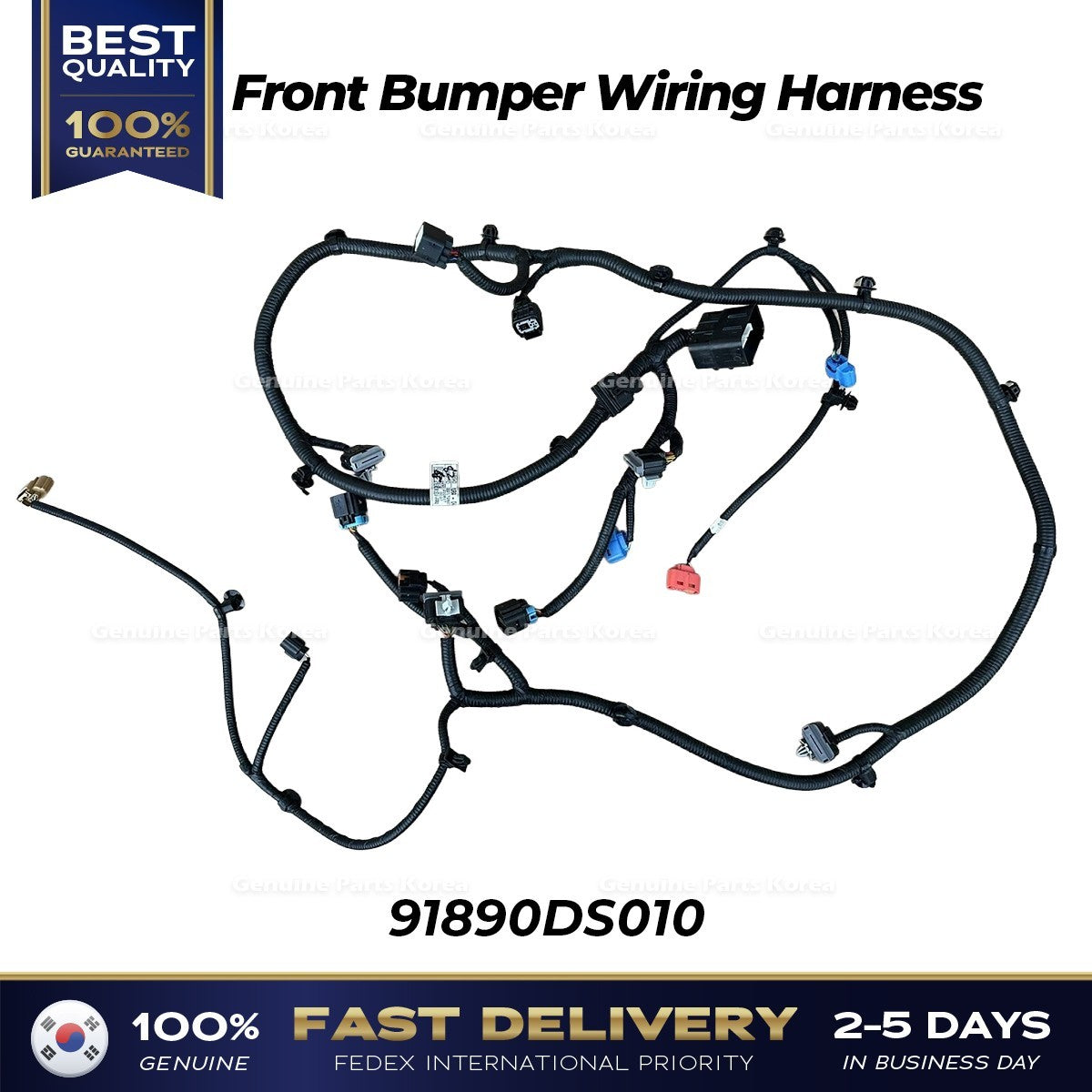 Genuine Front Bumper Wiring Harness 91890DS010 for Hyundai Genesis GV70