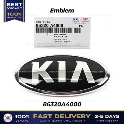 Genuine Emblem 86320A4000 for Kia Sedona Sportage