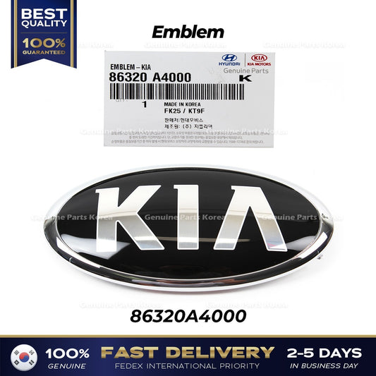Genuine Emblem 86320A4000 for Kia Sedona Sportage