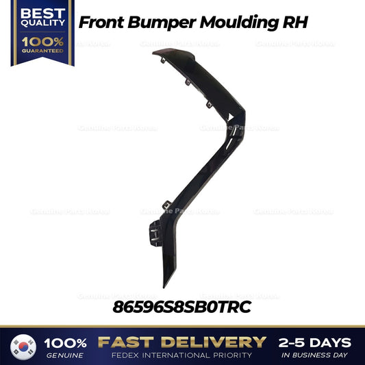 Genuine Front Bumper Moulding RH 86596S8SB0TRC for Hyundai Palisade