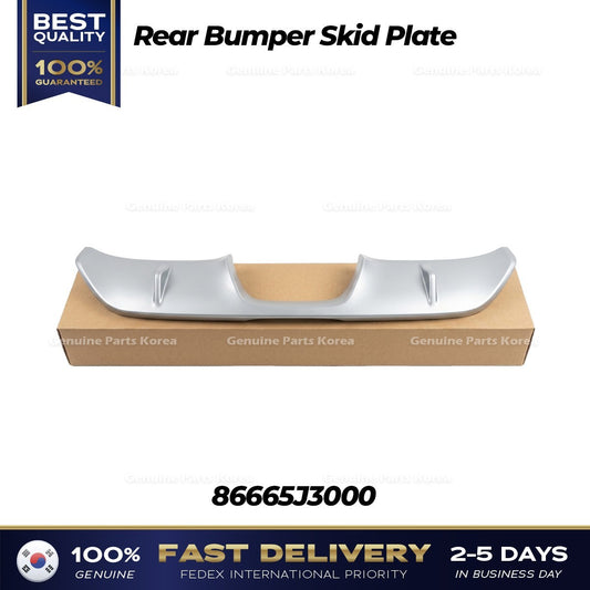 Genuine Rear Bumper Skid Plate 86665J3000 for Hyundai Veloster