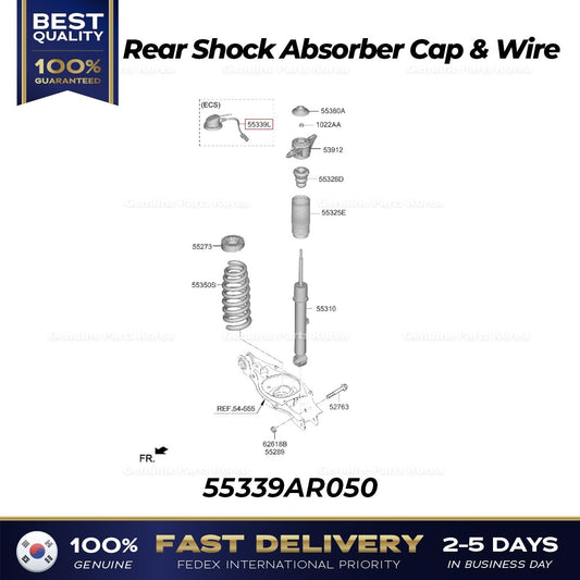 Genuine Rear Shock Absorber Cap & Wire 55339AR050 for Hyundai Genesis GV70