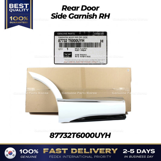 Genuine Rear Door Side Garnish RH 87732T6000UYH for Genesis GV80