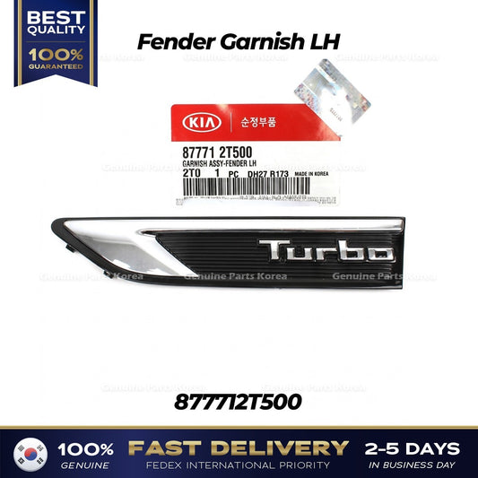 Genuine Fender Garnish LH 877712T500 for Kia Optima