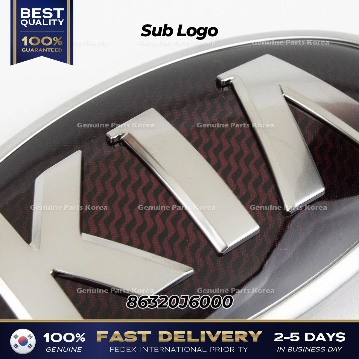 Genuine Sub Logo 86320J6000 for Kia K900
