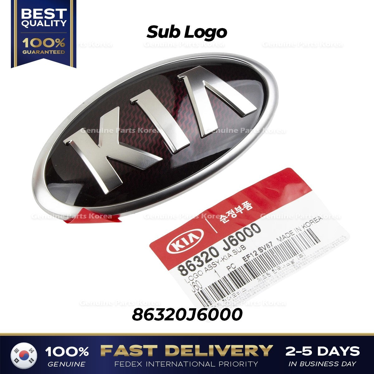 Genuine Sub Logo 86320J6000 for Kia K900