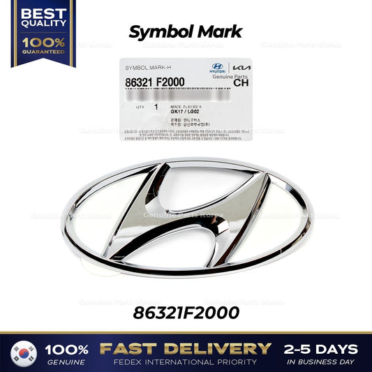 Genuine Symbol Mark 86321F2000 for Hyundai Elantra
