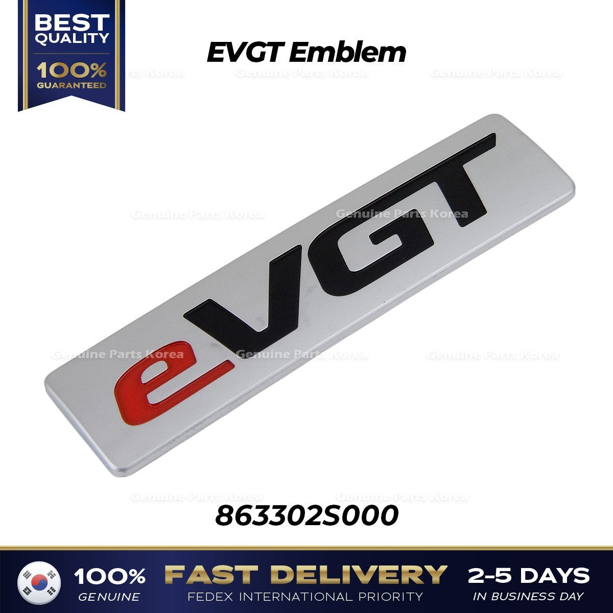 Genuine EVGT Emblem 863302S000 for Hyundai Tucson
