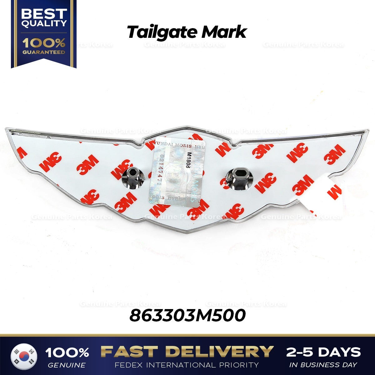 Genuine Tailgate Mark 863303M500 for Hyundai Genesis