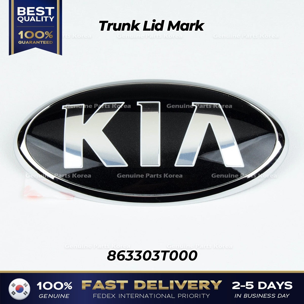Genuine Trunk Lid Mark 863303T000 for Kia K900
