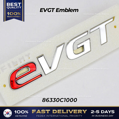 Genuine EVGT Emblem 86330C1000 for Hyundai Sonata
