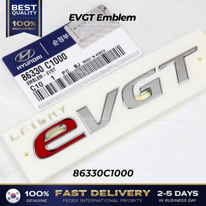 Genuine EVGT Emblem 86330C1000 for Hyundai Sonata