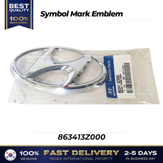Genuine Symbol Mark Emblem 863413Z000 for Hyundai Sonata