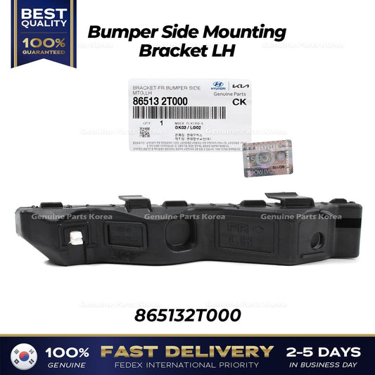 Genuine Bumper Side Mounting Bracket LH 865132T000 for Kia Optima