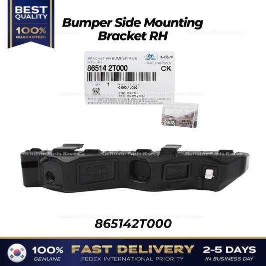 Genuine Bumper Side Mounting Bracket RH 865142T000 for Kia Optima