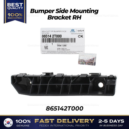 Genuine Bumper Side Mounting Bracket RH 865142T000 for Kia Optima