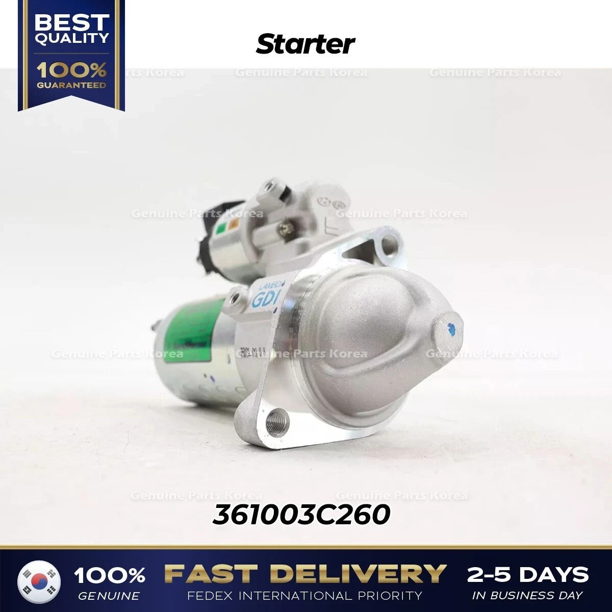 Genuine Starter 361003C260 for Hyundai Azera Santa Fe Kia Cadenza