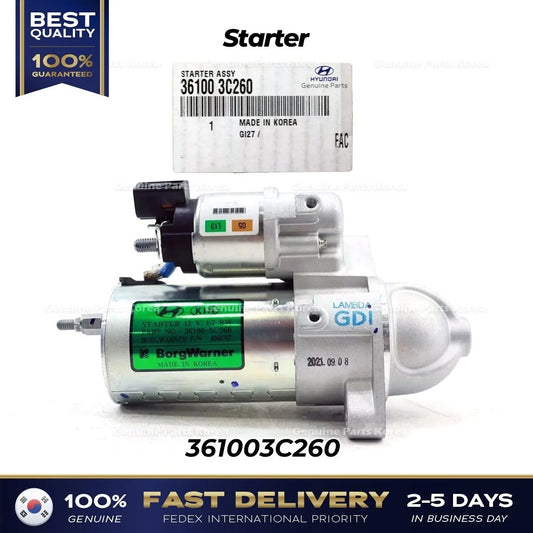 Genuine Starter 361003C260 for Hyundai Azera Santa Fe Kia Cadenza