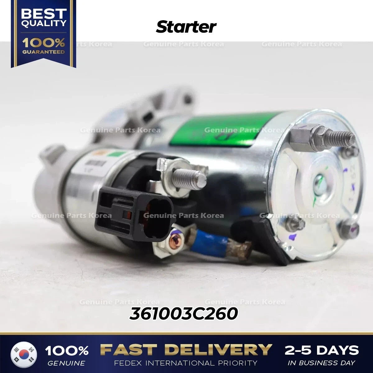 Genuine Starter 361003C260 for Hyundai Azera Santa Fe Kia Cadenza