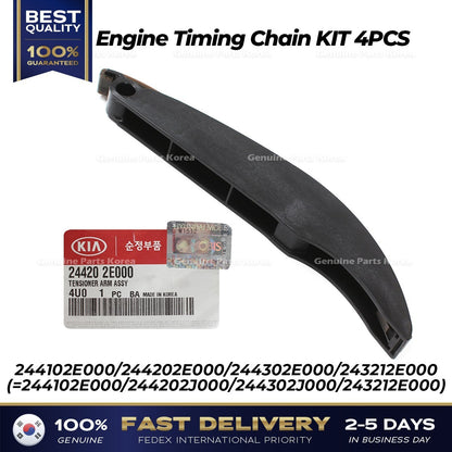 Genuine Engine Timing Chain KIT 4PCS for Hyundai Elantra Kia Soul Forte