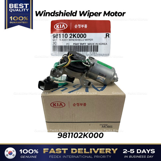 Genuine Windshield Wiper Motor 981102K000 for Kia Soul
