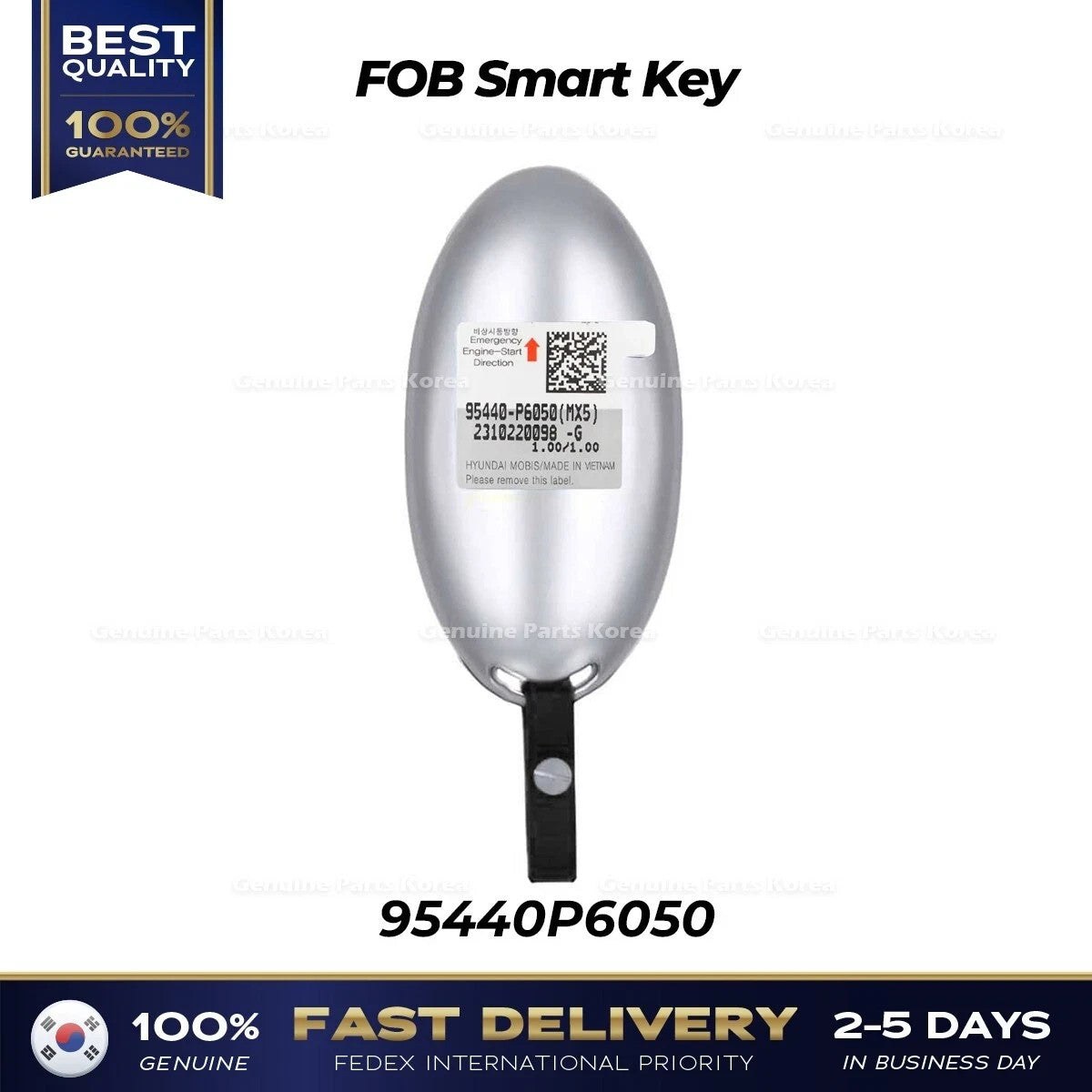 Genuine FOB Smart Key 95440P6050 for Hyundai Santa Fe MX5