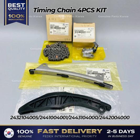 Genuine Timing Chain 4PCS KIT for Kia Picanto