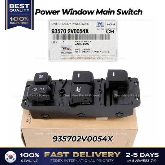 Genuine Power Window Main Switch 935702V0054X for Hyundai Veloster