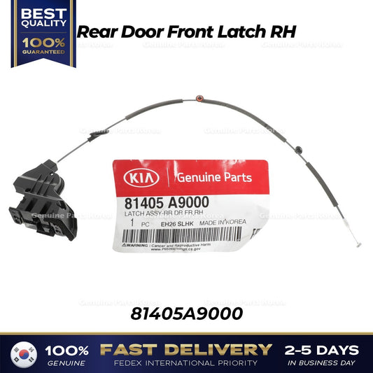 Genuine Rear Door Front Latch RH 81405A9000 for Kia Sedona