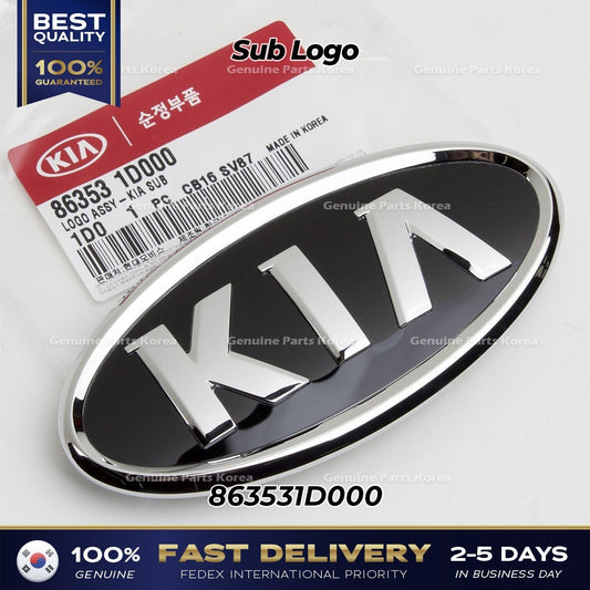 Genuine Sub Logo 863531D000 for Kia Borrego Forte Spectra