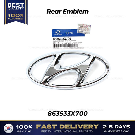 Genuine Rear Emblem 863533X700 for Hyundai Elantra