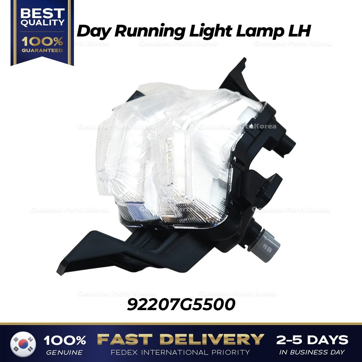 Genuine Day Running Light Lamp LH 92207G5500 for Kia Niro