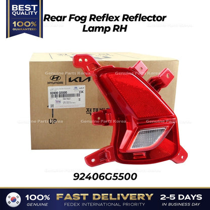 Genuine Rear Fog Reflex Reflector Lamp RH 92406G5500 for Kia Niro