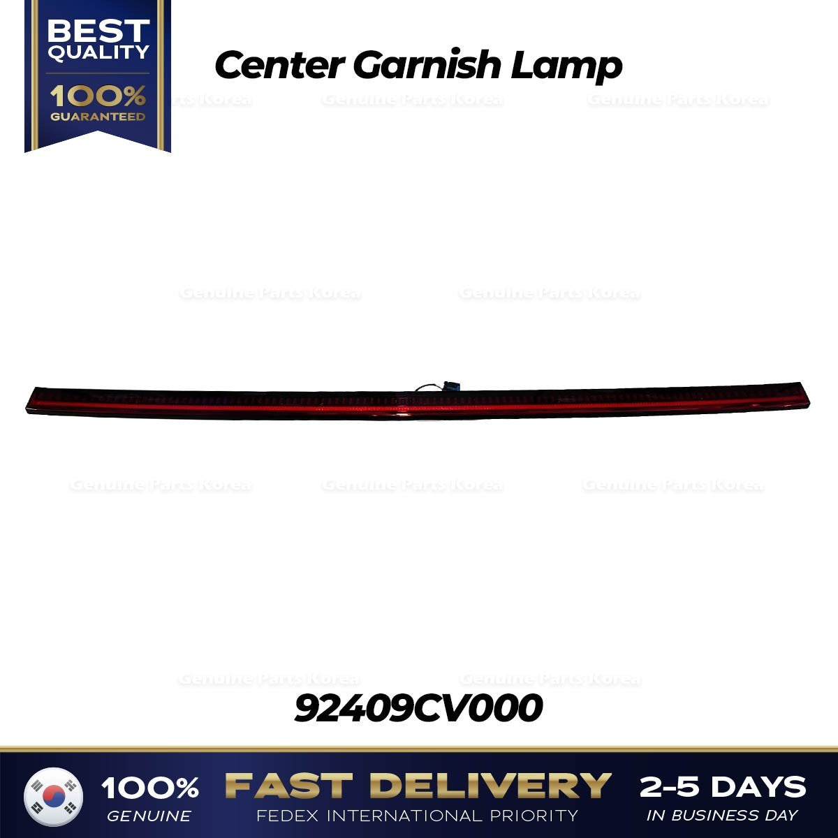 Genuine Center Garnish Lamp 92409CV000 for Kia EV6