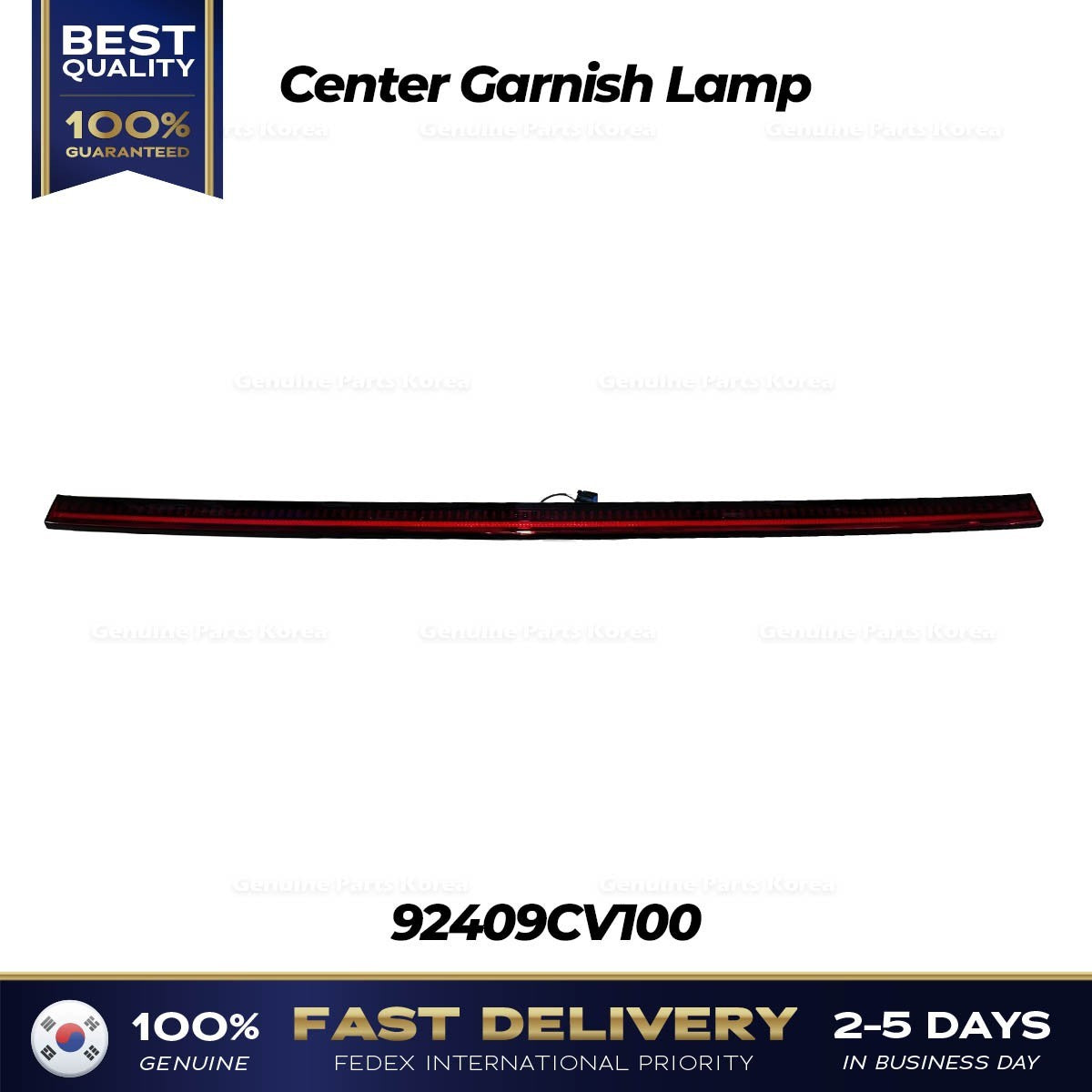 Genuine Center Garnish Lamp 92409CV100 for Kia EV6