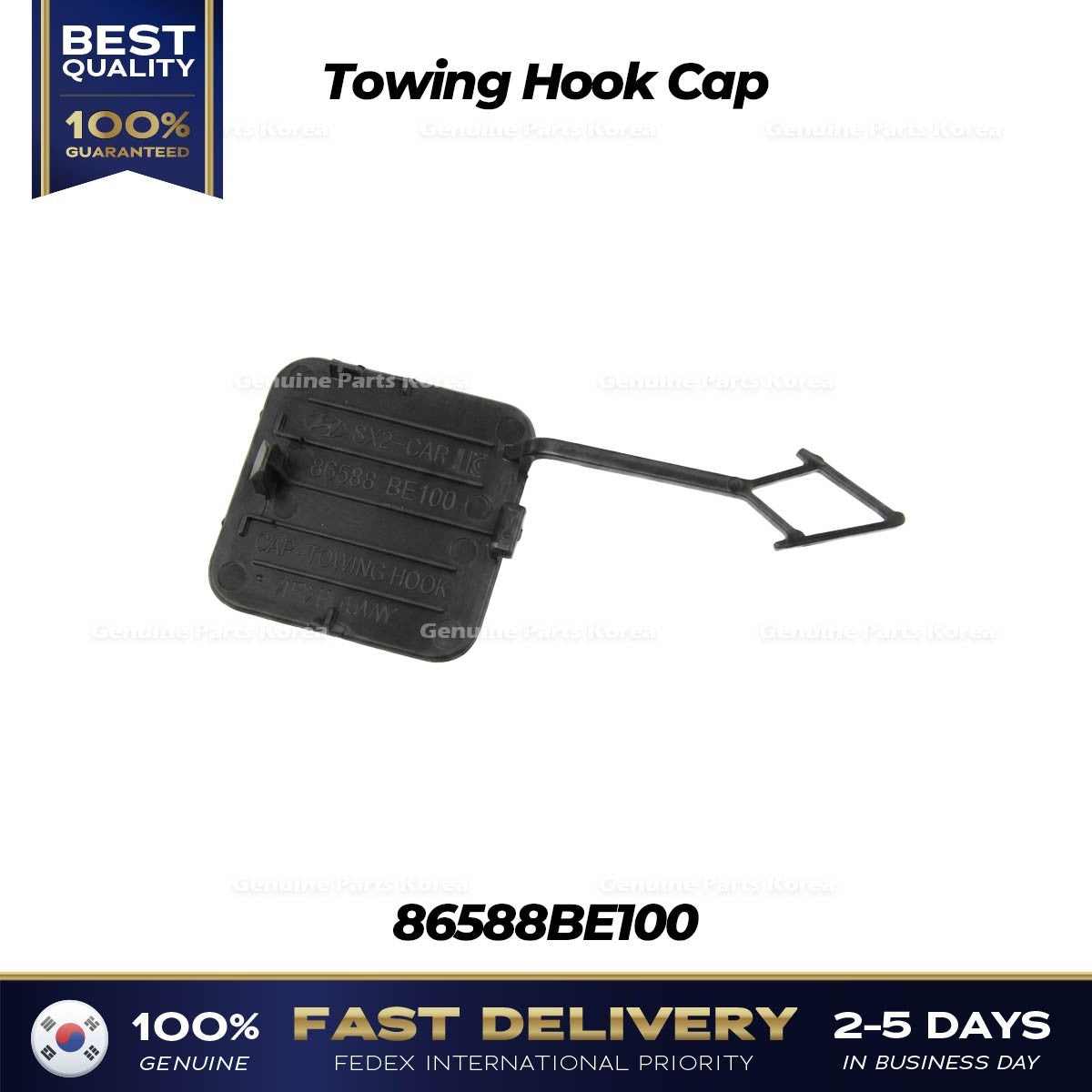 Genuine Towing Hook Cap 86588BE100 for Hyundai Kona