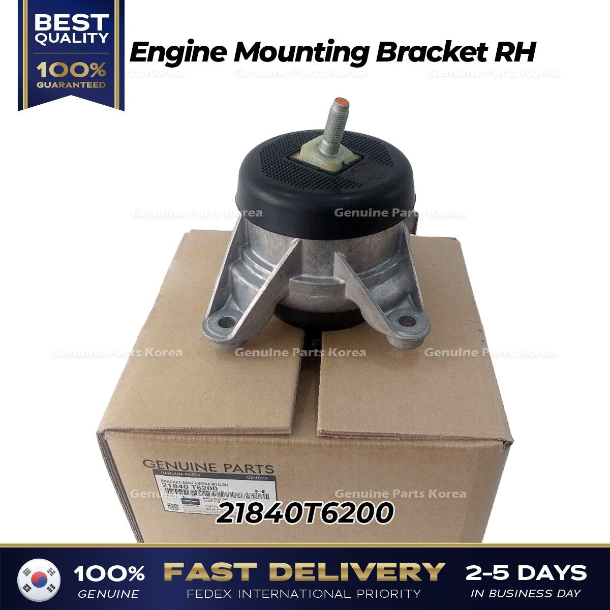 Genuine Engine Mounting Bracket RH 21840T6200 for Hyundai Genesis GV80