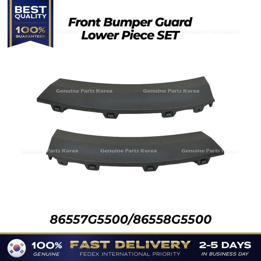 Genuine Front Bumper Guard Lower Piece SET 86557G5500 86558G5500 for Kia Niro
