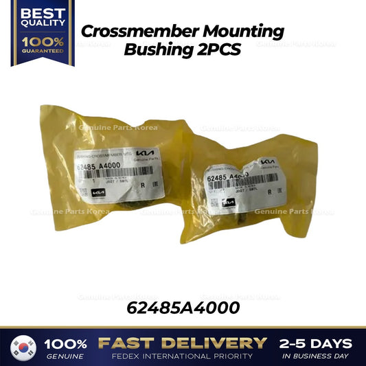 Genuine Crossmember Mounting Bushing 2PCS 62485A4000 for Kia Soul
