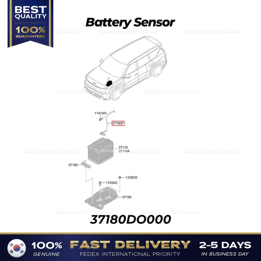 Genuine Battery Sensor 37180DO000 for Kia EV9