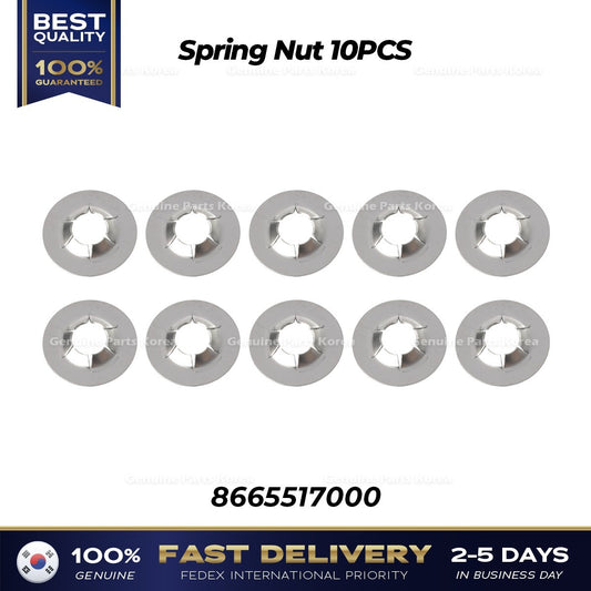 Genuine Spring Nut 10PCS 8665517000 for Hyundai Kia