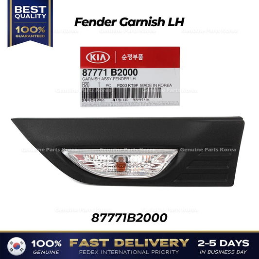 Genuine Fender Garnish LH 87771B2000 for Kia Soul